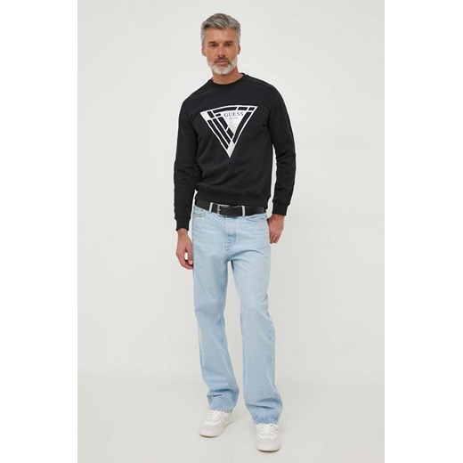 Bluza męska Guess w nadruki