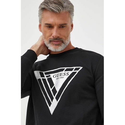 Bluza męska Guess na zimę w nadruki