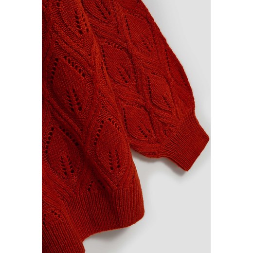 Sweter damski Moodo.pl z okrągłym dekoltem 