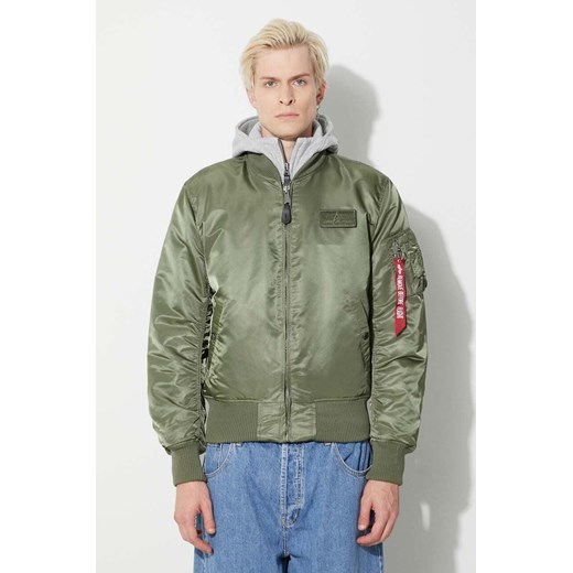 Alpha Industries kurtka MA-1 D-Tec męska kolor zielony przejściowa 183110.01 Alpha Industries L promocja PRM
