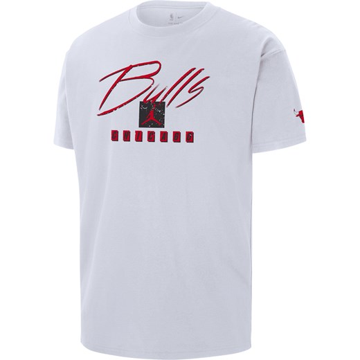 T-shirt męski Jordan NBA Max90 Chicago Bulls Courtside Statement Edition - Biel ze sklepu Nike poland w kategorii T-shirty męskie - zdjęcie 163547907