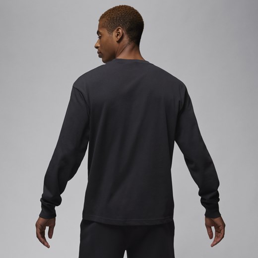 Męski T-shirt z długim rękawem Jordan Wordmark - Czerń Jordan L Nike poland