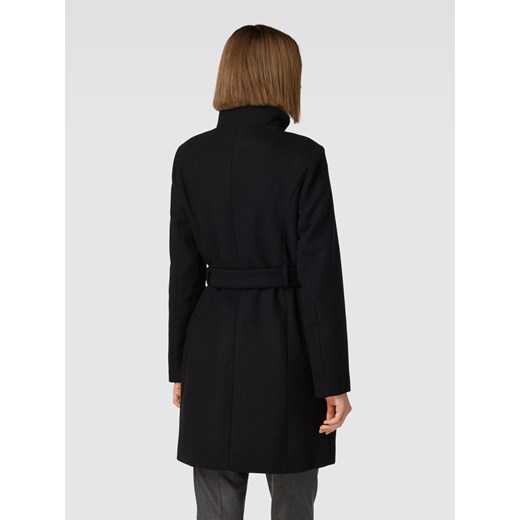 Płaszcz z wiązanym paskiem damski model ‘BESSY’ S promocyjna cena Peek&Cloppenburg 