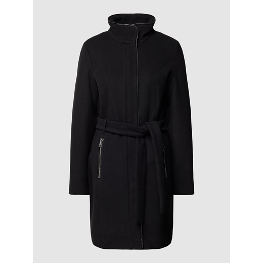 Płaszcz z wiązanym paskiem damski model ‘BESSY’ L Peek&Cloppenburg  promocja