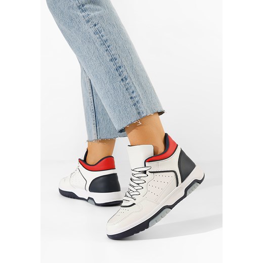 Białe sneakersy wysokie Ivanka ze sklepu Zapatos w kategorii Buty sportowe damskie - zdjęcie 163561287