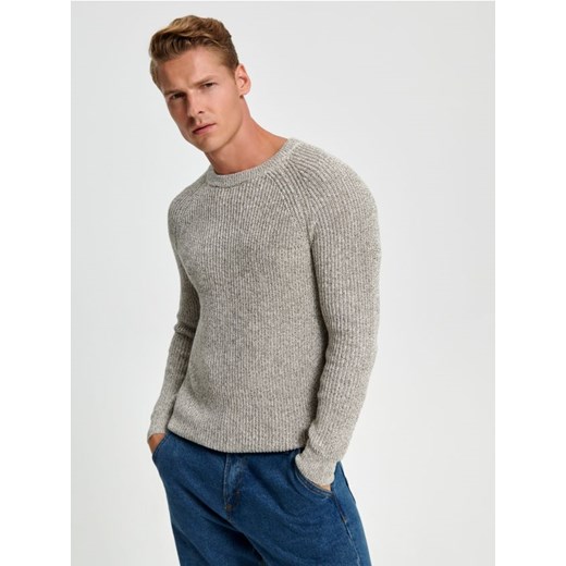 Sinsay - Sweter - beżowy ze sklepu Sinsay w kategorii Swetry męskie - zdjęcie 163562065