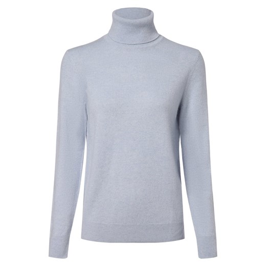Sweter damski Franco Callegari niebieski z golfem