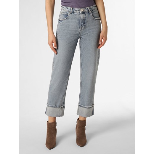 Opus Damskie spodnie jeansowe Kobiety Bawełna light stone jednolity ze sklepu vangraaf w kategorii Jeansy damskie - zdjęcie 163562566