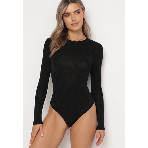 Born2be bluzka damska z tkaniny casual z okrągłym dekoltem