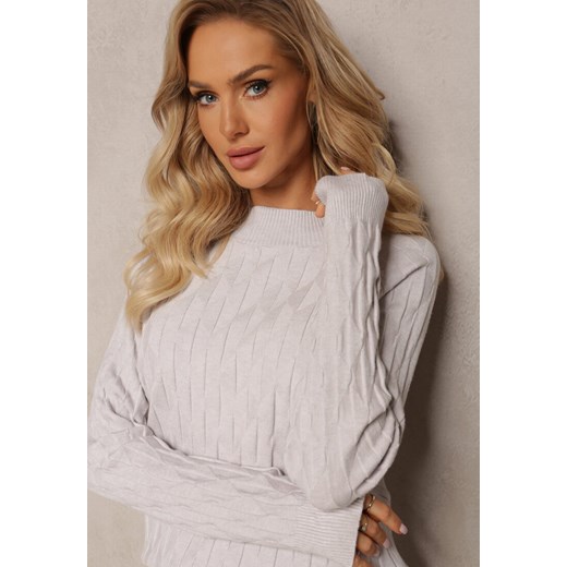 Sweter damski Renee z okrągłym dekoltem