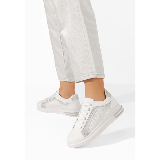 Białe sneakersy damskie Vitrona ze sklepu Zapatos w kategorii Buty sportowe damskie - zdjęcie 163576688