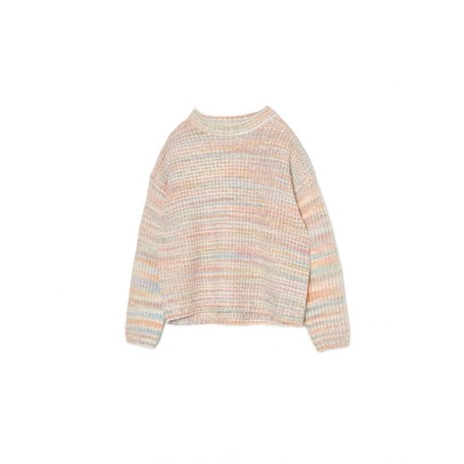 Cropp - Kolorowy sweter - kremowy Cropp L Cropp