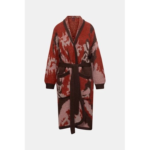 STEFANEL Kardigan z moherem - Wielokolorowy - Kobieta - M (M) Stefanel M (M) okazja Halfprice