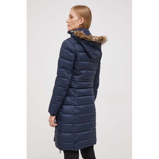 Pepe Jeans kurtka damska kolor granatowy zimowa Pepe Jeans L ANSWEAR.com