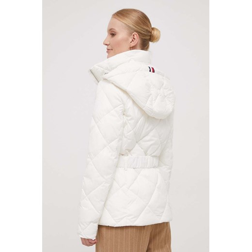 Tommy Hilfiger kurtka damska kolor biały zimowa Tommy Hilfiger XS ANSWEAR.com