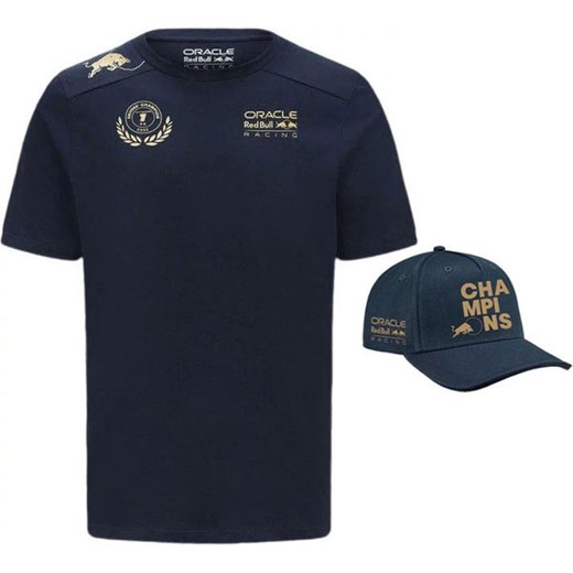 Zestaw koszulka męska + czapka Racing F1 2022 Red Bull ze sklepu SPORT-SHOP.pl w kategorii T-shirty męskie - zdjęcie 163595348