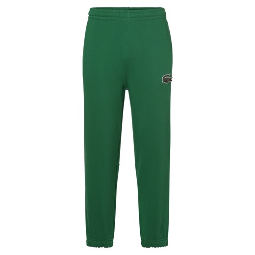 Lacoste Spodnie dresowe Mężczyźni Bawełna zielony jednolity ze sklepu vangraaf w kategorii Spodnie męskie - zdjęcie 163601539