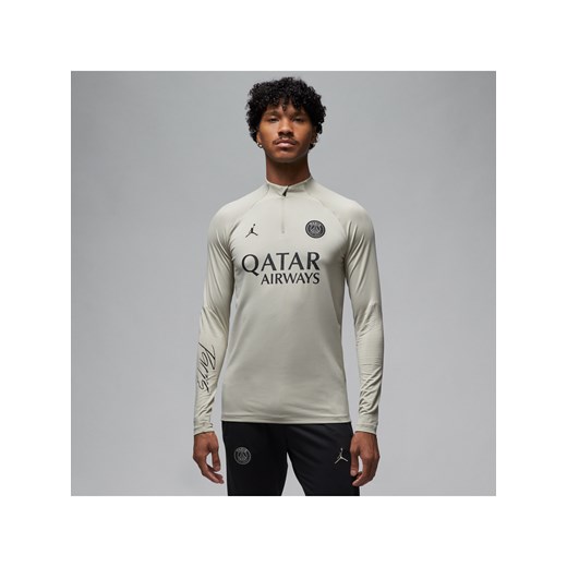 Męska treningowa koszulka piłkarska z dzianiny Jordan Dri-FIT Paris Saint-Germain Strike - Brązowy ze sklepu Nike poland w kategorii T-shirty męskie - zdjęcie 163602749