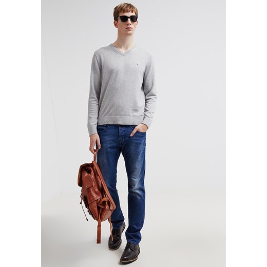 Tommy Hilfiger PACIFIC  Sweter cloud heather zalando  długie