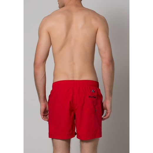 Tommy Hilfiger SOLID Szorty kąpielowe barbados cherrypt zalando czerwony bez wzorów/nadruków