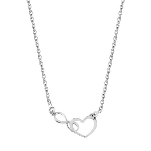 Naszyjnik srebrny - nieskończoność - Hearts ze sklepu YES.pl w kategorii Naszyjniki - zdjęcie 163622735