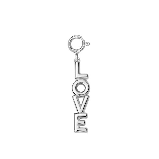 Zawieszka srebrna charms - love - Love Story ze sklepu YES.pl w kategorii Zawieszki - zdjęcie 163622998