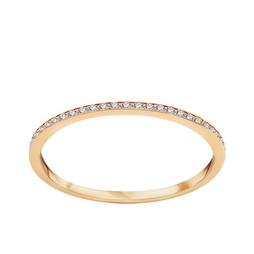 Pierścionek złoty z diamentami - YES Rings ze sklepu YES.pl w kategorii Pierścionki - zdjęcie 163623789