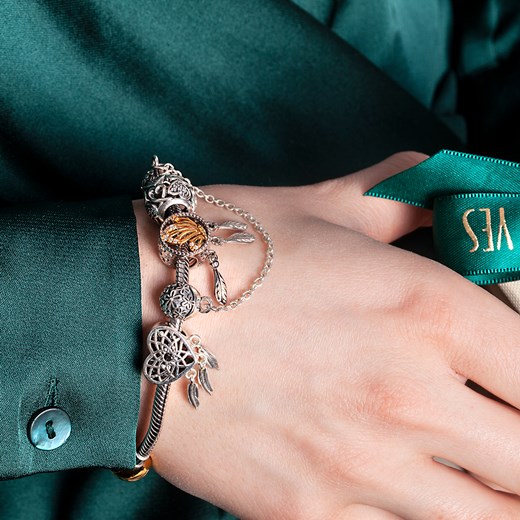 Beads srebrny - Dots One Size YES.pl