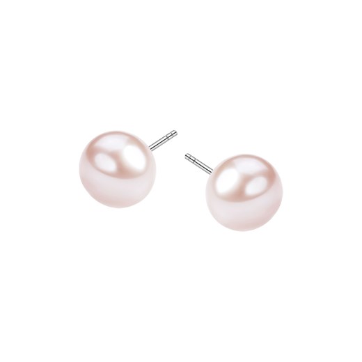 Kolczyki srebrne pozłacane z perłami - Pearls One Size YES.pl