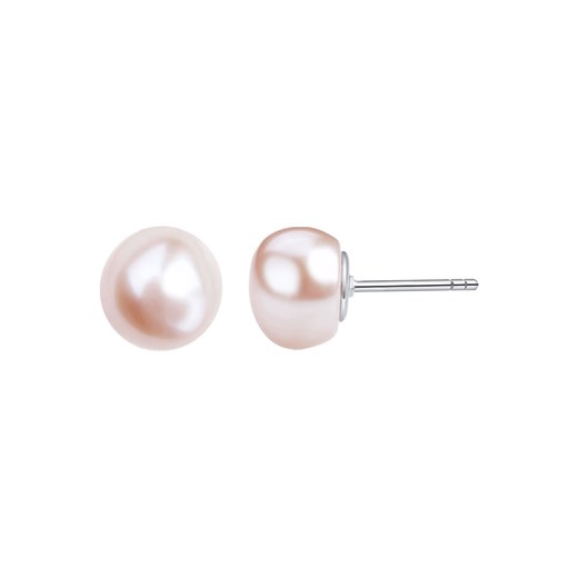 Kolczyki srebrne pozłacane z perłami - Pearls One Size YES.pl