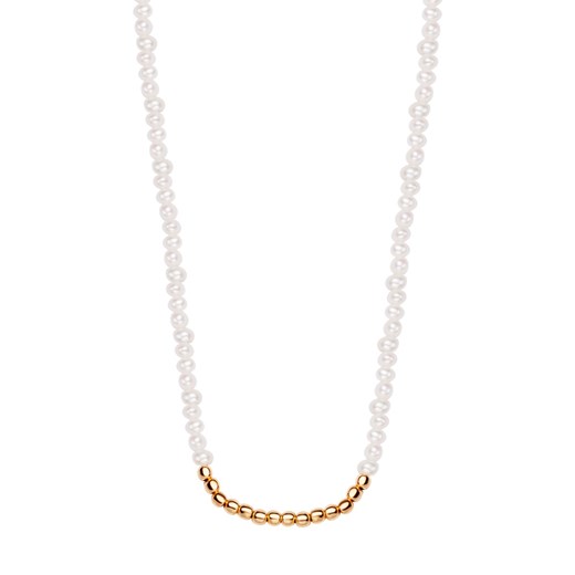 Naszyjnik złoty z perłami - Pearls ze sklepu YES.pl w kategorii Naszyjniki - zdjęcie 163626406