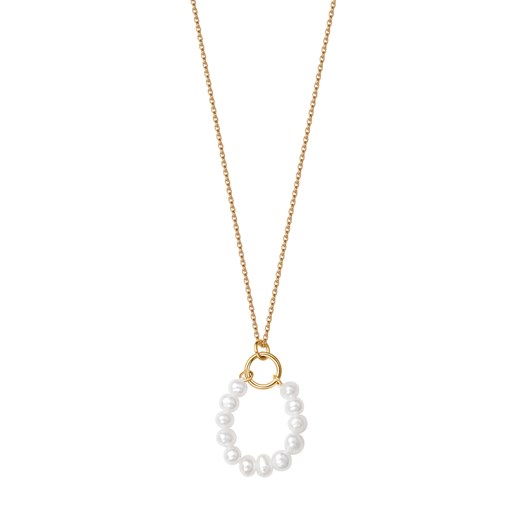 Naszyjnik złoty z perłami - Pearls ze sklepu YES.pl w kategorii Naszyjniki - zdjęcie 163626409