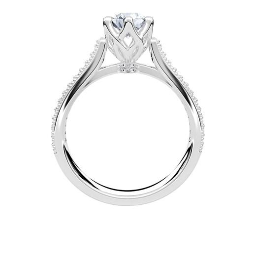 Pierścionek z białego złota z diamentami YES Hearts & Arrows One Size YES.pl