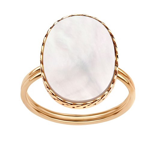 Pierścionek złoty z masą perłową - Pearls ze sklepu YES.pl w kategorii Pierścionki - zdjęcie 163627246