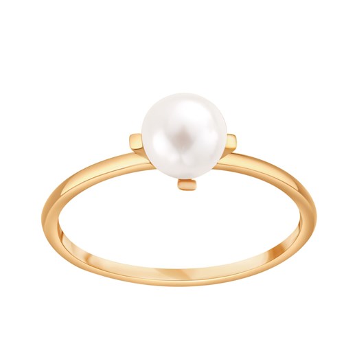 Pierścionek złoty z perłą - Pearls ze sklepu YES.pl w kategorii Pierścionki - zdjęcie 163627256
