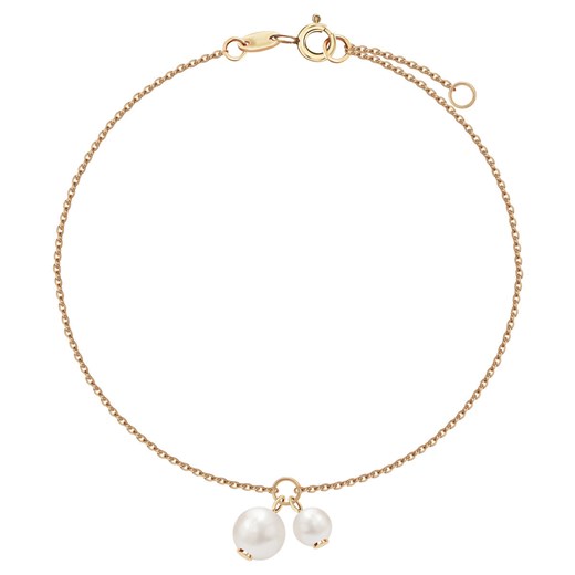 Bransoletka złota z perłami - Pearls ze sklepu YES.pl w kategorii Bransoletki - zdjęcie 163628546