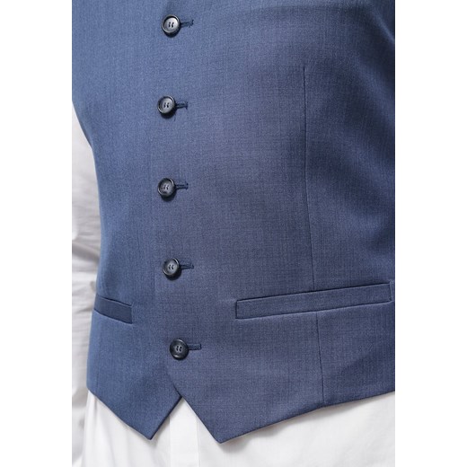 Topman BRODY Kamizelka garniturowa mid blue zalando niebieski mat
