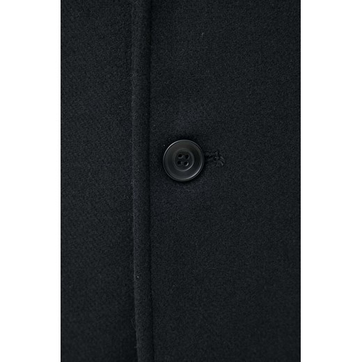Sisley płaszcz z domieszką wełny kolor czarny przejściowy Sisley 48 ANSWEAR.com
