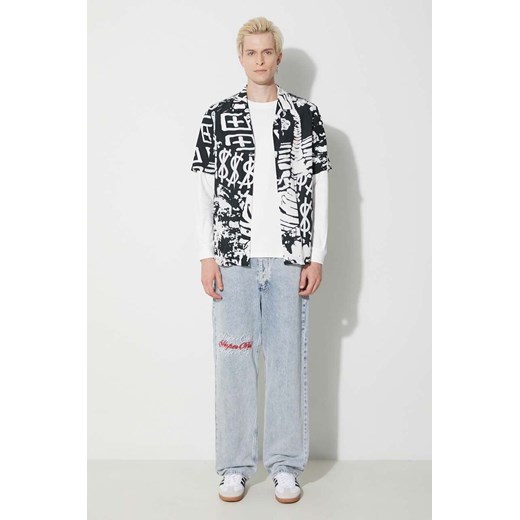 KSUBI koszula męska kolor biały regular Ksubi M ANSWEAR.com