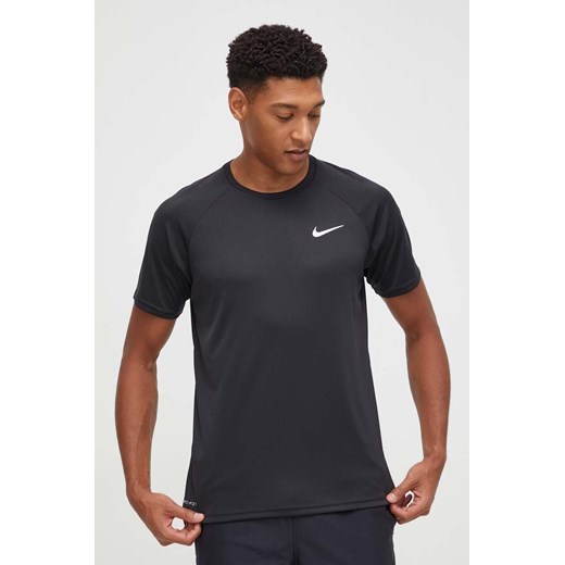 Nike t-shirt treningowy kolor czarny gładki Nike M ANSWEAR.com