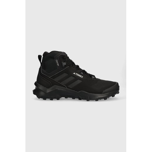 adidas TERREX buty AX4 Mid Beta COLD.RDY męskie kolor czarny ocieplone ze sklepu ANSWEAR.com w kategorii Buty trekkingowe męskie - zdjęcie 163650888