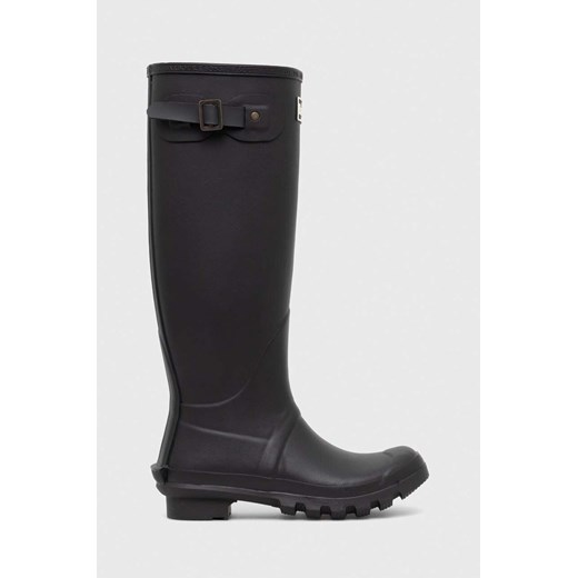 Barbour kalosze Bede damskie kolor czarny LRF0043BK11 ze sklepu ANSWEAR.com w kategorii Kalosze damskie - zdjęcie 163651487