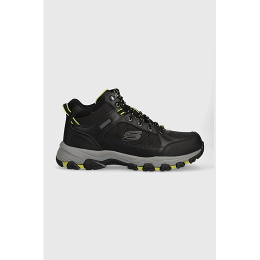 Skechers buty Selmen Melano męskie kolor czarny ze sklepu ANSWEAR.com w kategorii Buty trekkingowe męskie - zdjęcie 163651997
