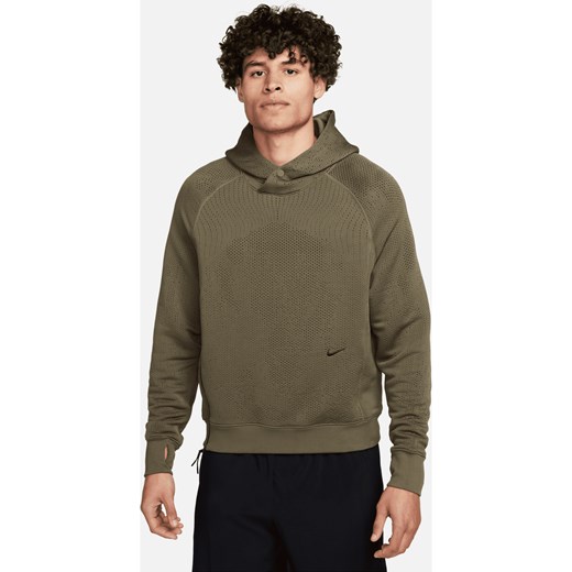 Nike Therma-FIT ADV A.P.S. Męska uniwersalna bluza z kapturem - Zieleń ze sklepu Nike poland w kategorii Bluzy męskie - zdjęcie 163653526