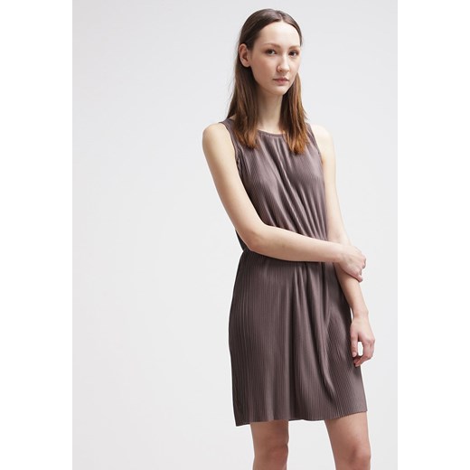Benetton Sukienka letnia taupe zalando krótkie