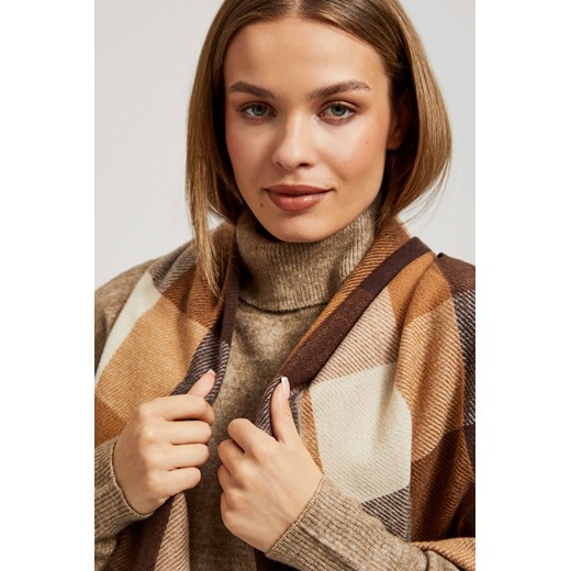 Szalik w kratę ONE SIZE Moodo.pl