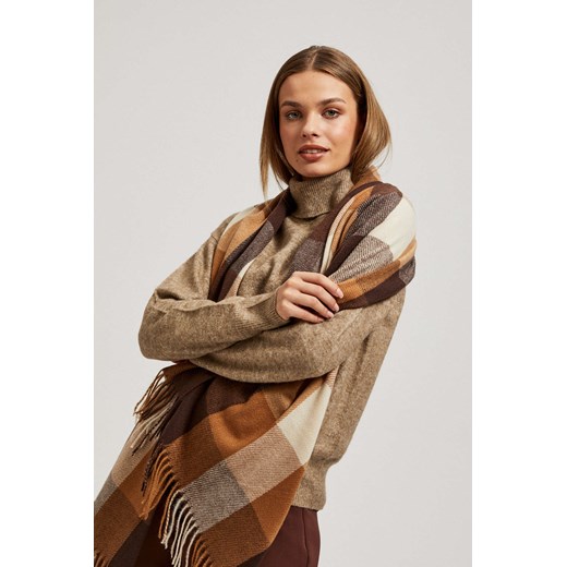 Szalik w kratę ONE SIZE Moodo.pl