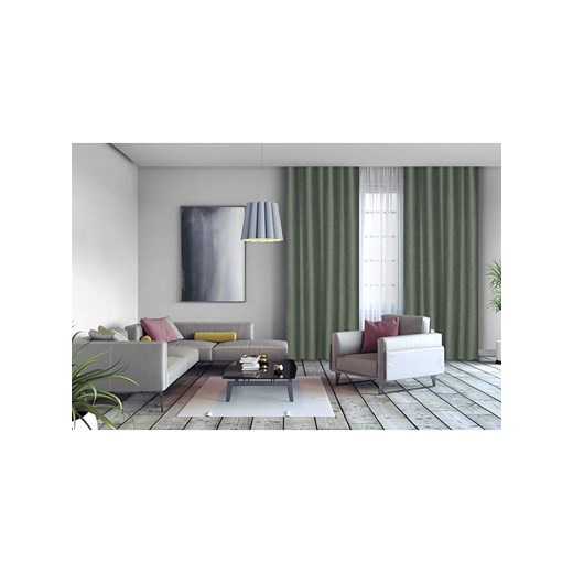 Lifa Living Zasłona &quot;Luxe&quot; w kolorze zielonym ze sklepu Limango Polska w kategorii Zasłony - zdjęcie 163667325