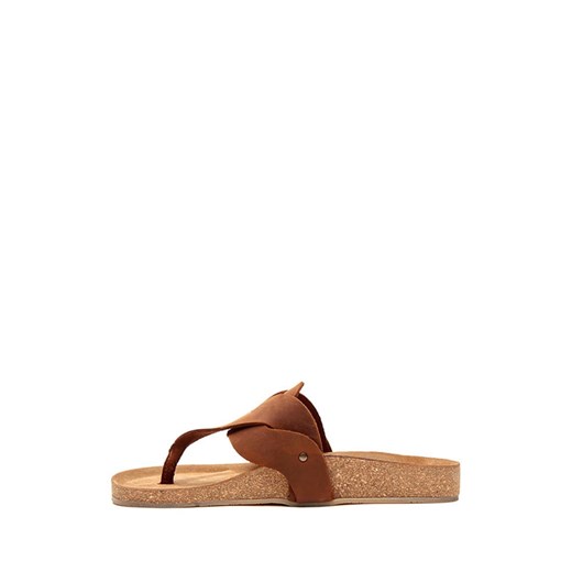 Comfortfusse Skórzane japonki w kolorze brązowym Comfortfusse 38 wyprzedaż Limango Polska