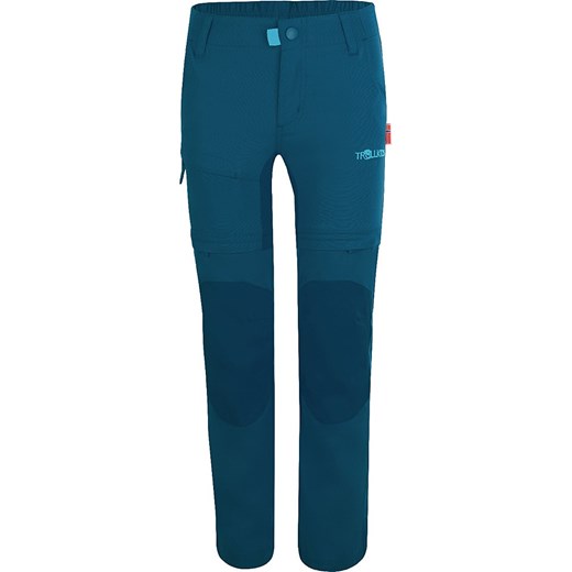 Trollkids Spodnie trekkingowe Zipp-Off &quot;Arendal XT&quot; w kolorze niebieskim ze sklepu Limango Polska w kategorii Spodnie chłopięce - zdjęcie 163668996